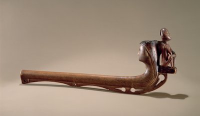 Pipe iroquoise, vers 1725 - American School